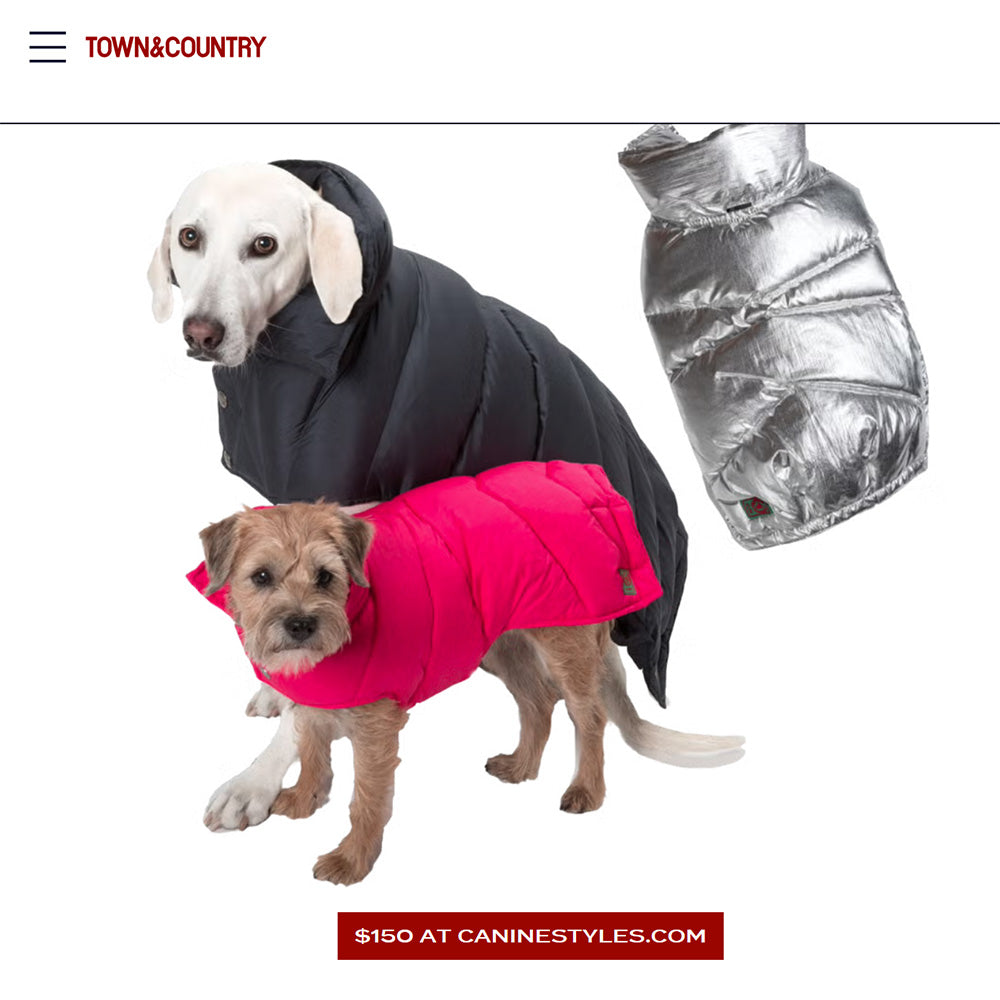 Cornelia Guest Shares Her Love for Canine Styles Down Puffer Coats