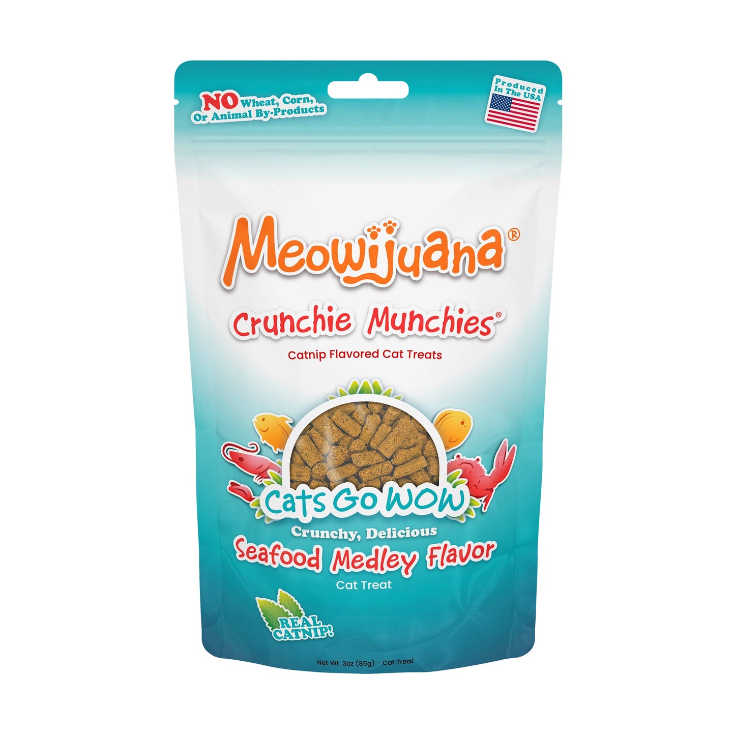 Crunchie Munchie - Catnip Treats - Seafood Medley