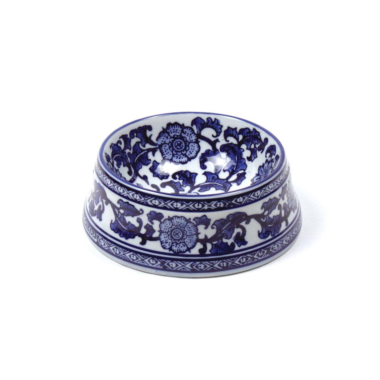 Blue Chinoiserie Small Dog Bowl