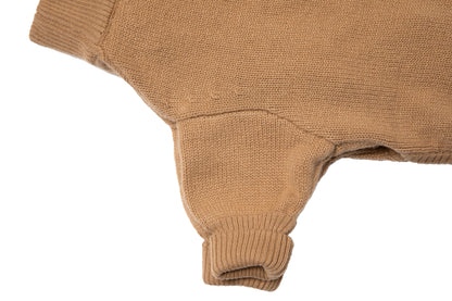 Cashmere Tracksuit Sweater - Camel, Gray & Pink Cashmere