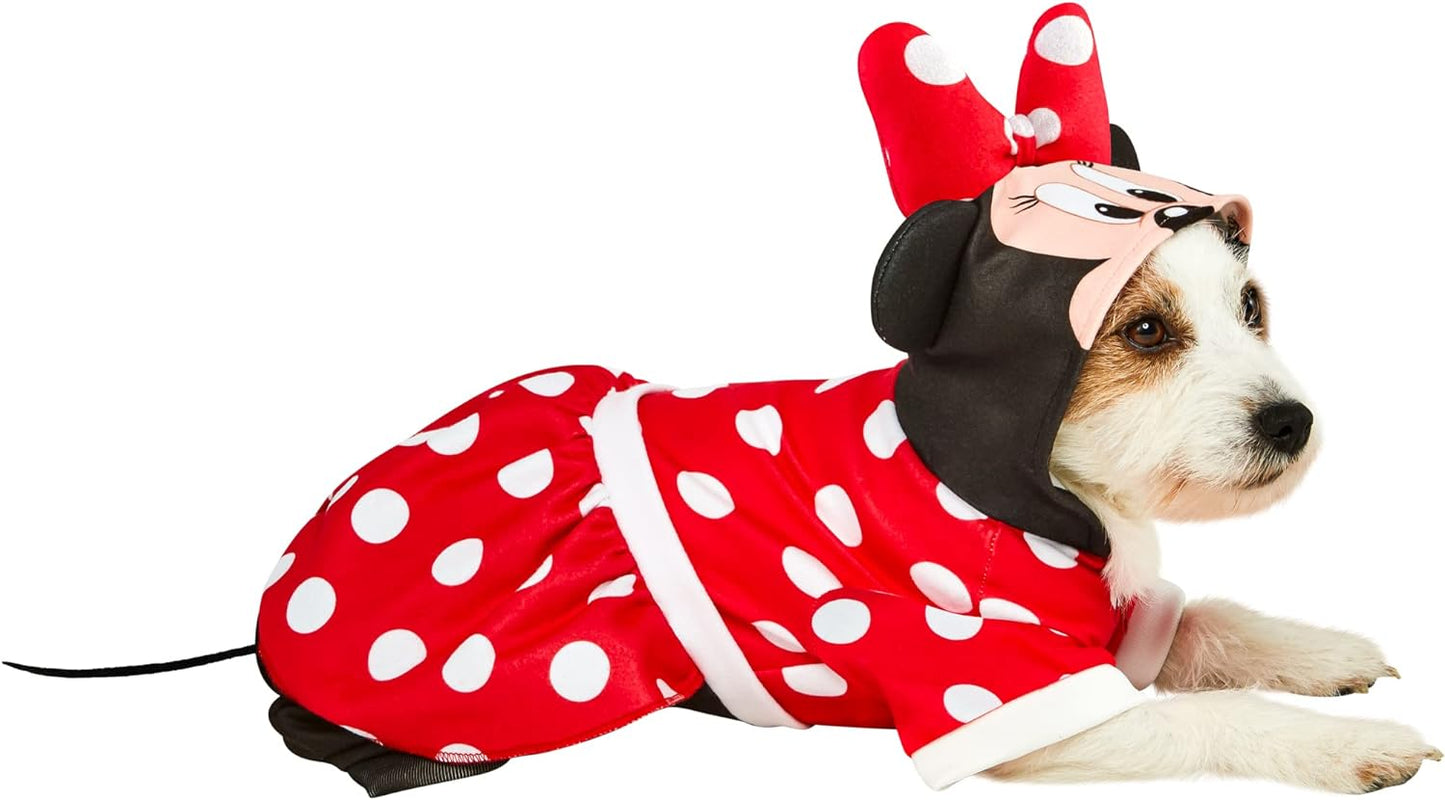 Dog Halloween Costumes | Minnie Mouse Plush Pet Costume