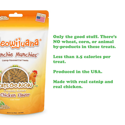 Crunchie Munchie - Catnip Treats - Chicken