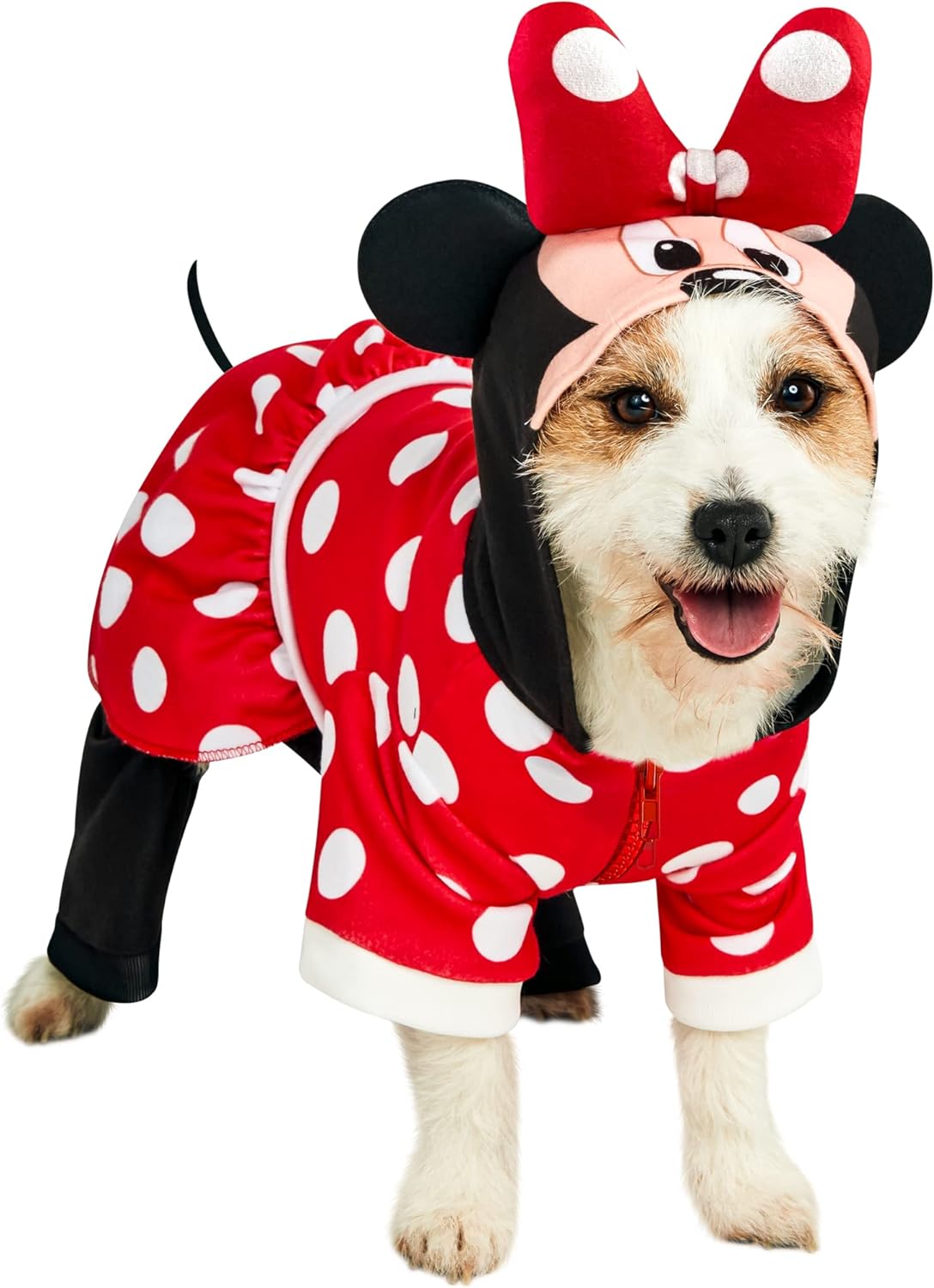 Dog Halloween Costumes | Minnie Mouse Plush Pet Costume