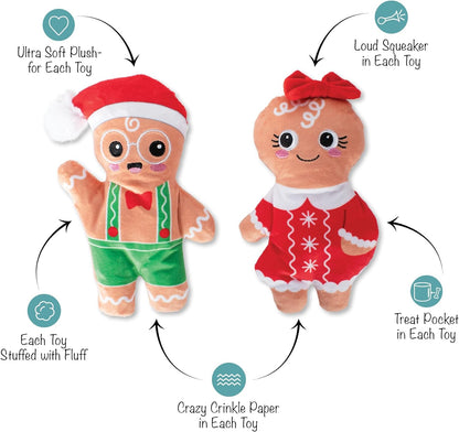 Christmas - Holiday Crumb Dog Toy