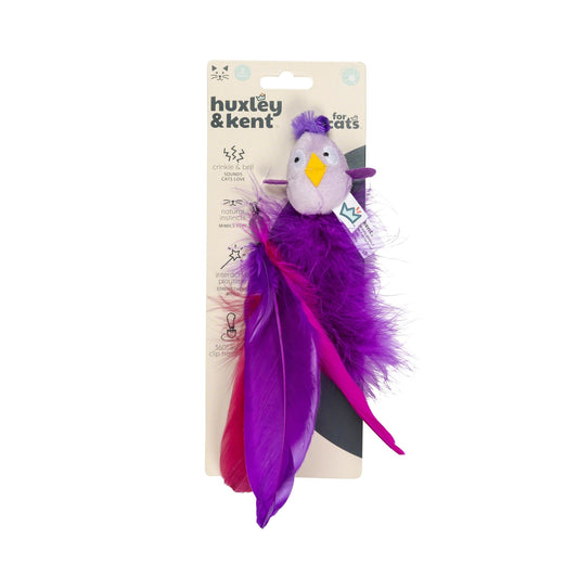 Cat Toy - Purple Birdy Feather Teasers 2pk Refill