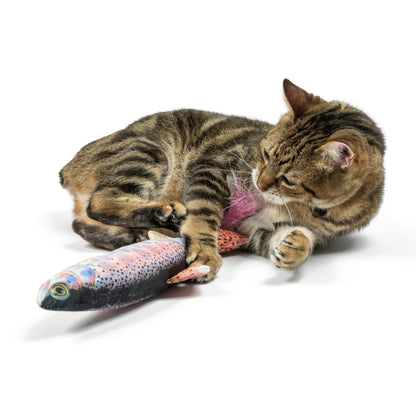 Cat Toy - Rainbow Trout Kicker