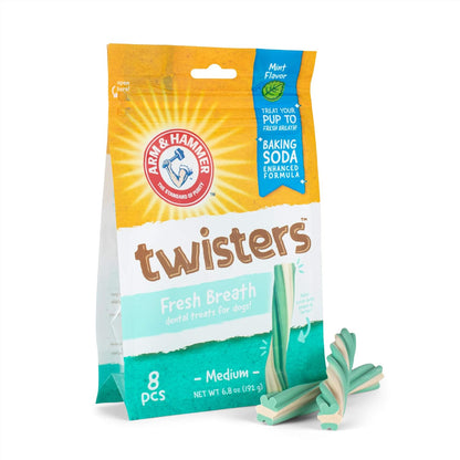 Dental Treats Twisters Fresh Breath - Mint