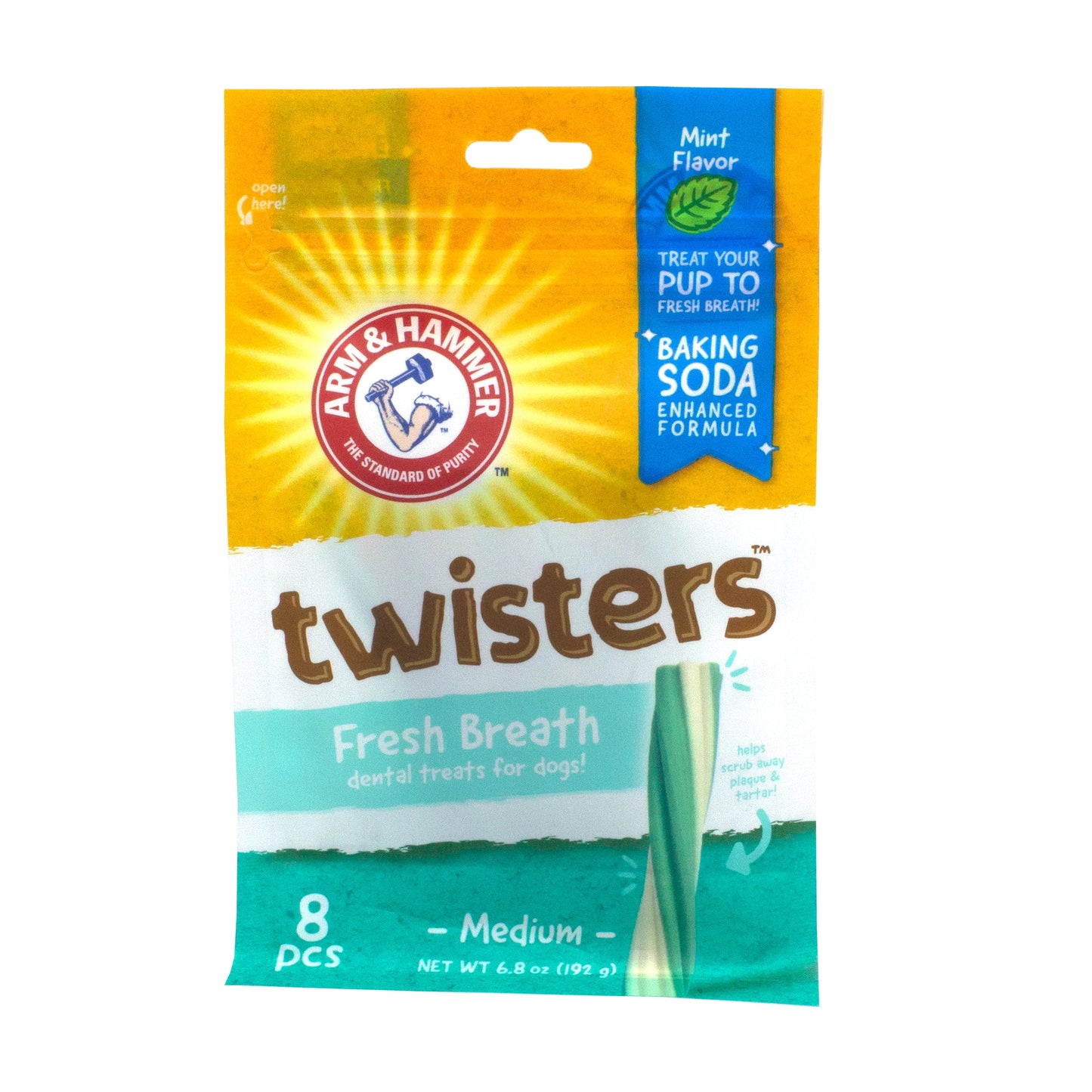 Dental Treats Twisters Fresh Breath - Mint