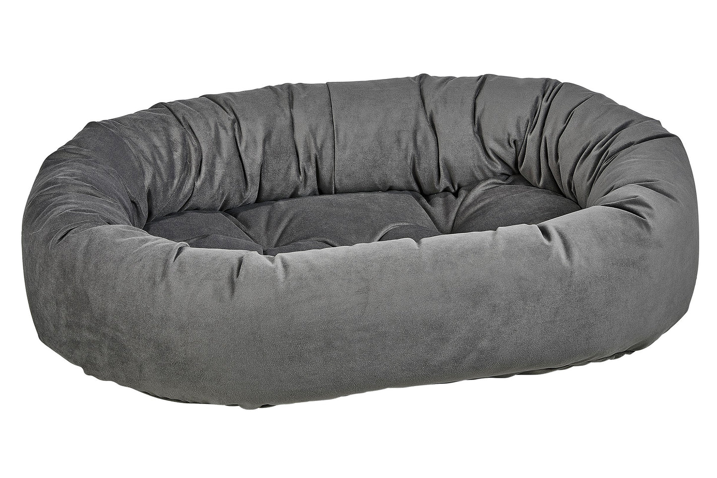 Microvelvet - Donut Bed - Ash Eurovelvet - Dog Bed