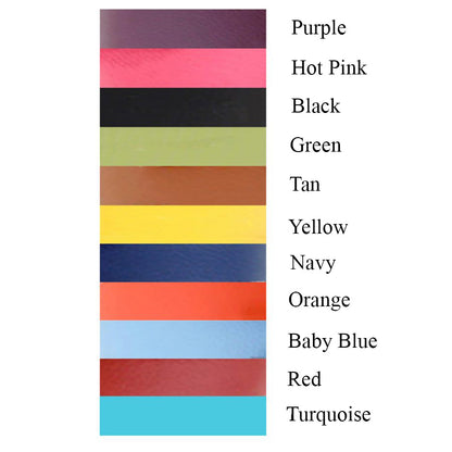 Auburn Dog Lead - Soft Leather - 11 Color Options - 4Ft, 5Ft & 6Ft