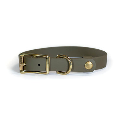 Biothane Waterproof Collar, Additional Stainless Name Plate Available