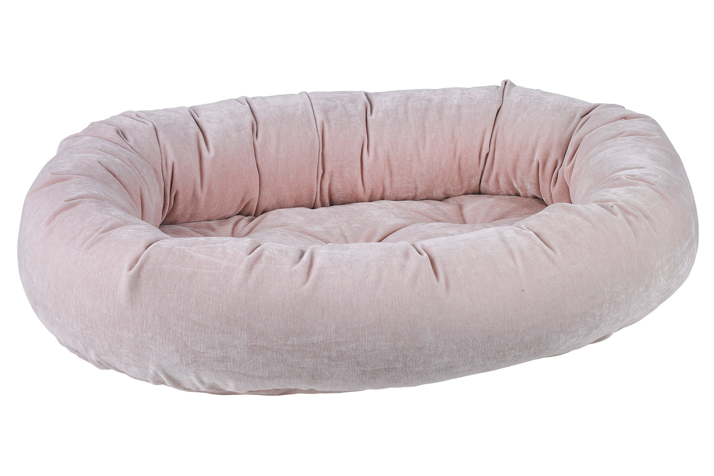 Microvelvet - Donut Bed - Blush - Dog Bed