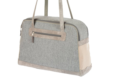 Dog Carrier - Winter - Cashmere/Wool Blend w/ Leather Straps - 4 Color Options