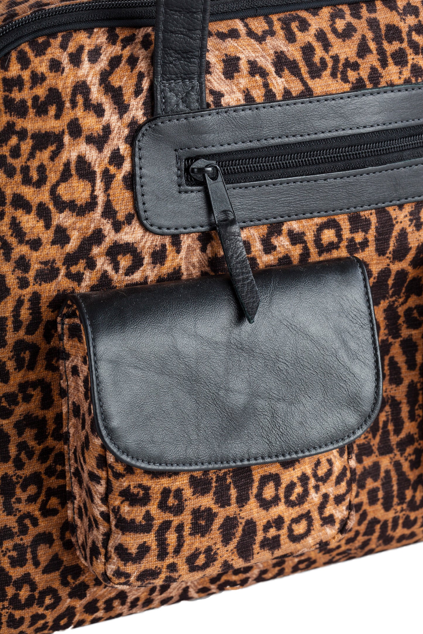 Leopard Coton Carrier Bag