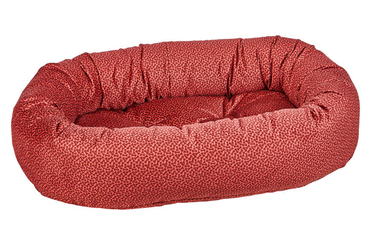 Microvelvet - Donut Bed - Cherry Bones - Dog Bed