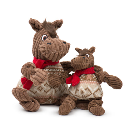 Holiday Cinnamon Horse Knottie - Dog Toy - 2 Sizes