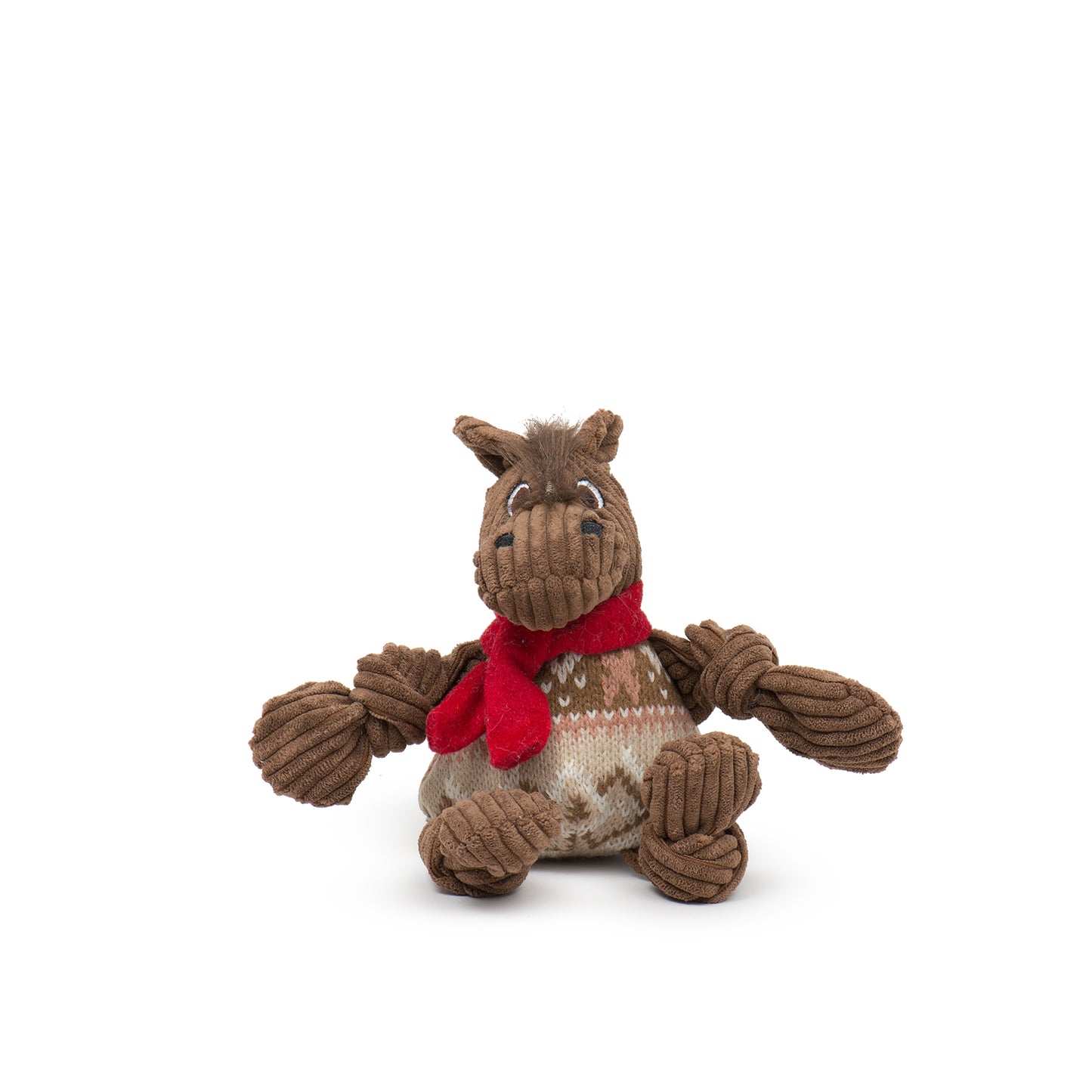 Holiday Cinnamon Horse Knottie - Dog Toy - 2 Sizes