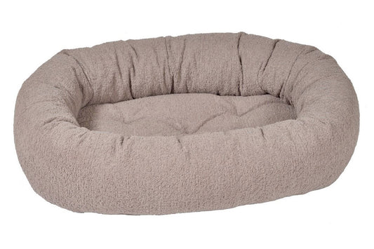 Microvelvet - Donut Bed - Latte - Dog Bed