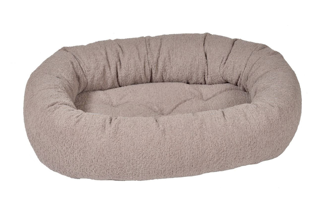 Microvelvet - Donut Bed - Latte - Dog Bed