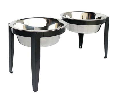 Double Diner Vision - Dog Feeder - Dog Bowl - 2 Color Options