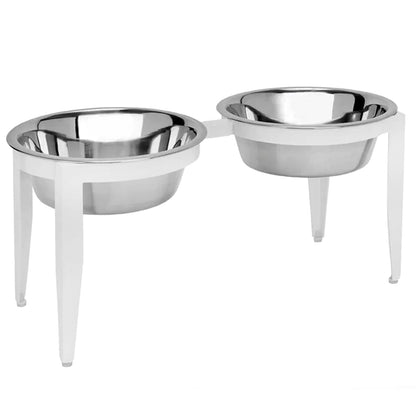 Double Diner Vision - Dog Feeder - Dog Bowl - 2 Color Options