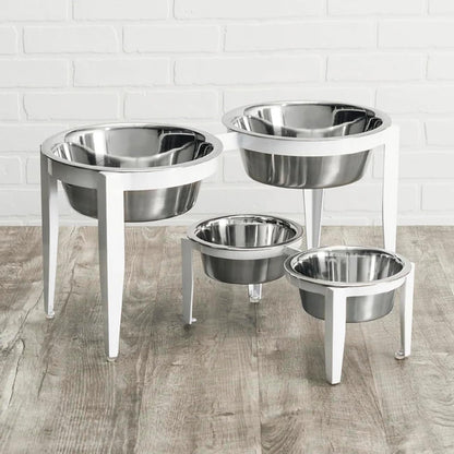 Double Diner Vision - Dog Feeder - Dog Bowl - 2 Color Options