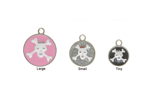 Girl Skulls - ID Tag - Dog Tag