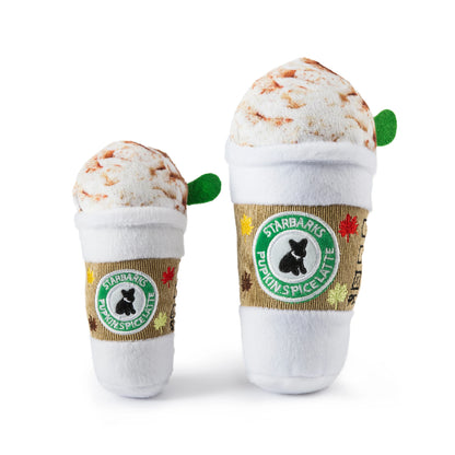 Starbarks Pupkin Spice Latte Toy | Dog Toy | Squeaker Toy