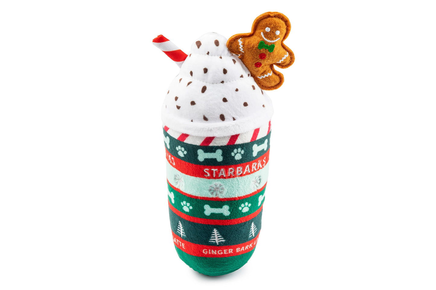 Christmas - Starbarks Ginger Bark Latte - Dog Toy