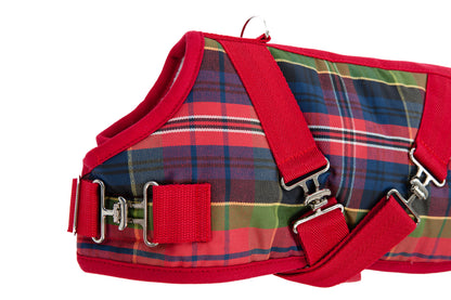 Horse Blanket, Red & Green Tartan