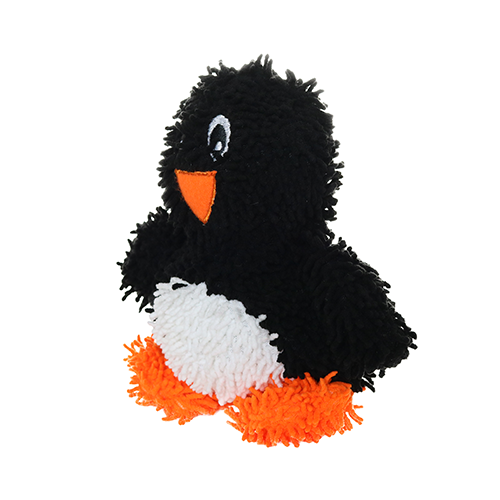 Micro Ball Holiday Durable Toys - One Size Option -  Black Penguin, Santa, Snowman, Reindeer