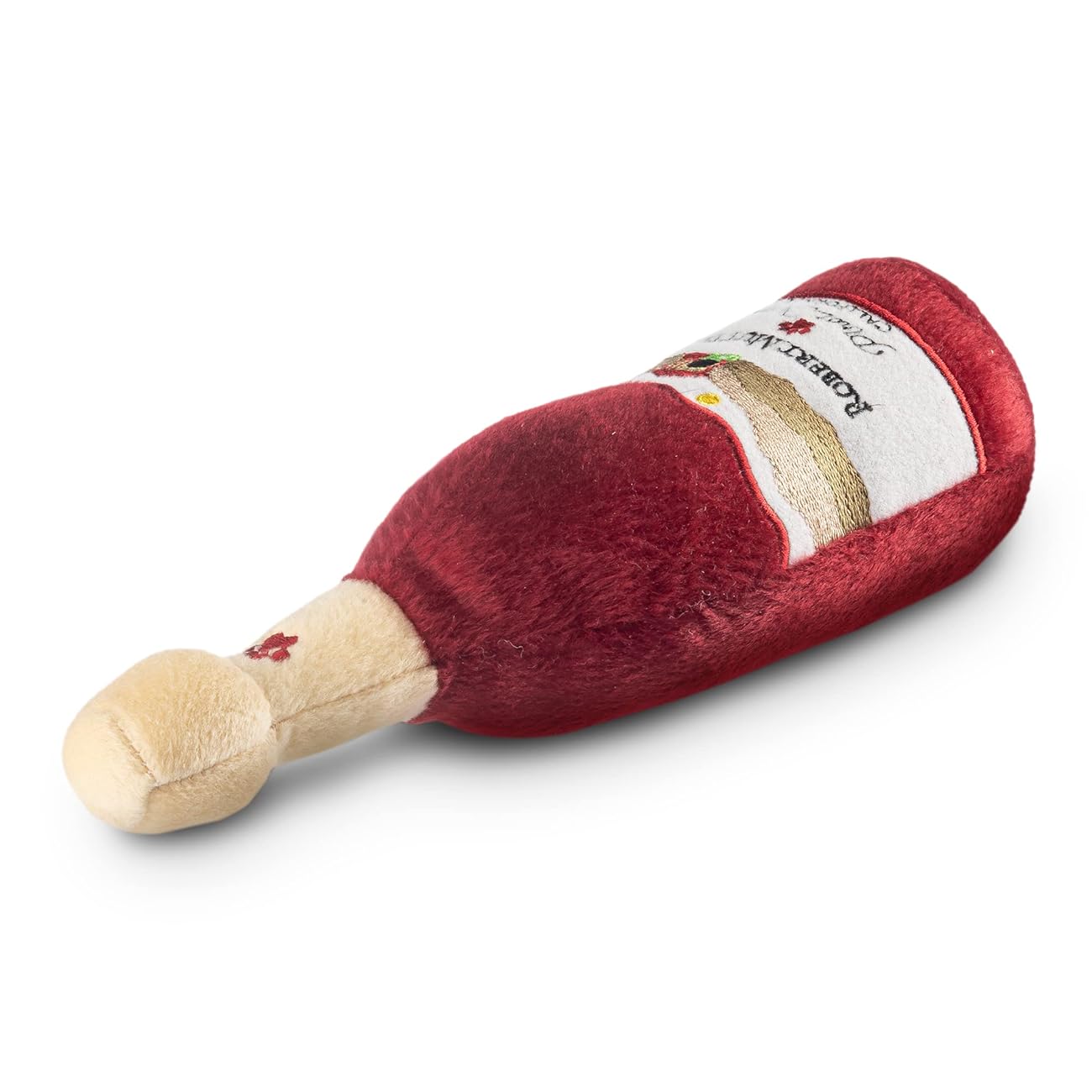 Robert MUTTdavi Wine | Squeaker Toy | Dog Toy