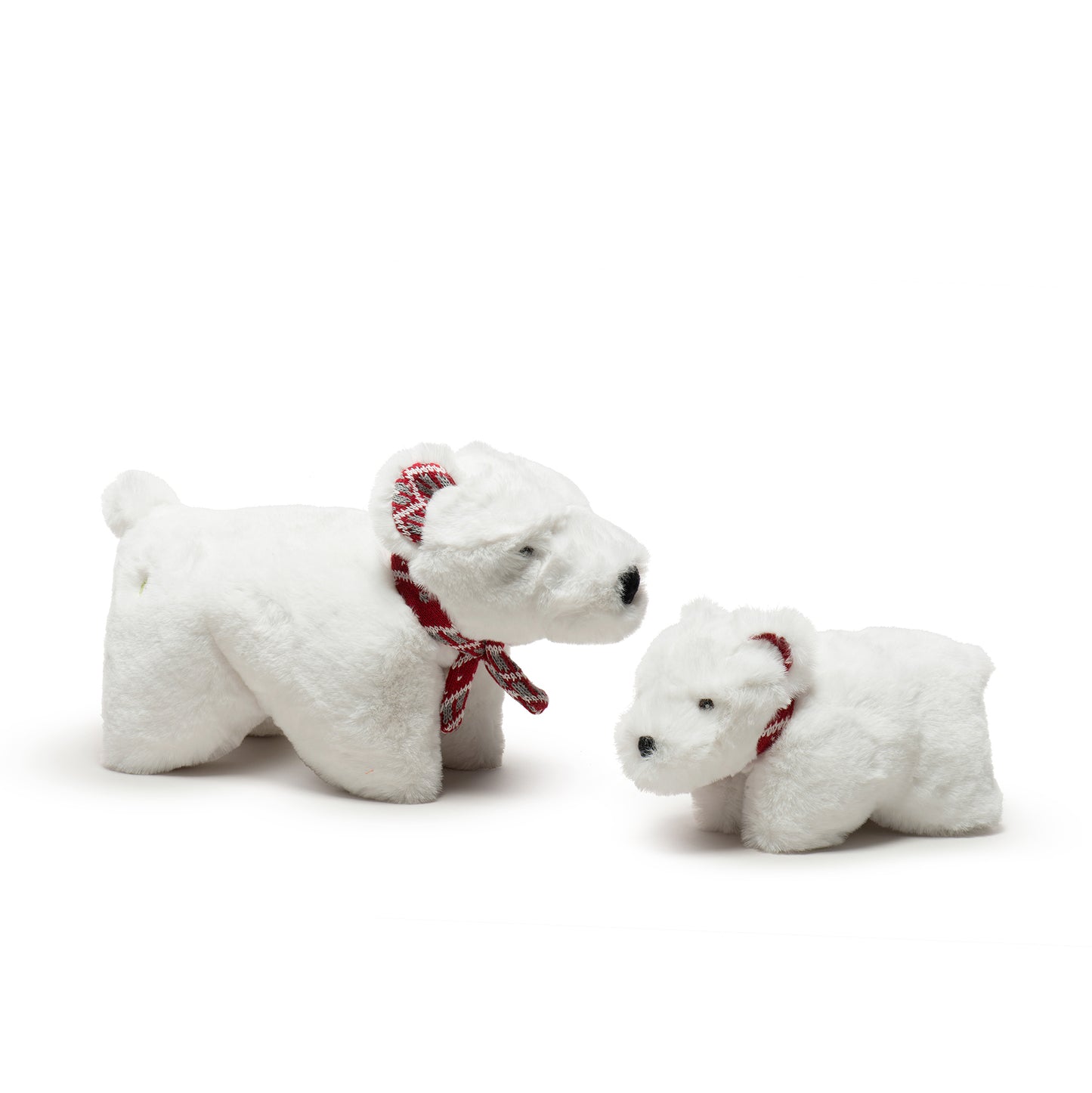 Christmas - Holiday Nordic Frost Squooshie Polar Bear - Dog Toy - 2 Sizes