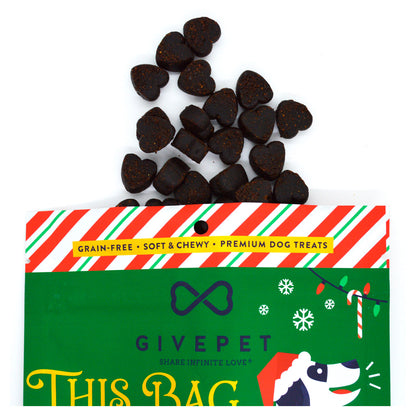 Christmas - Holiday Dog Treats Peppermint Bark 6 Oz.