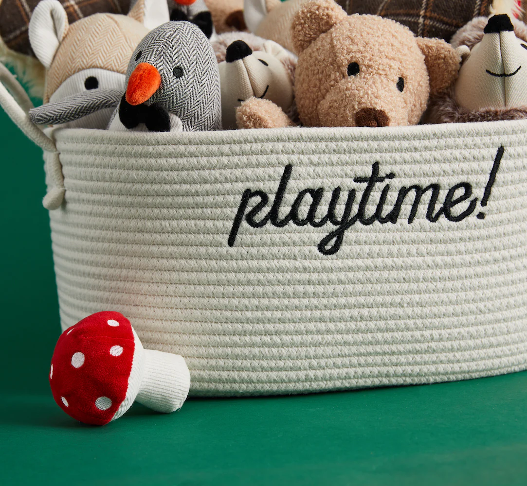 Bin - Playtime Rope Toy Bin