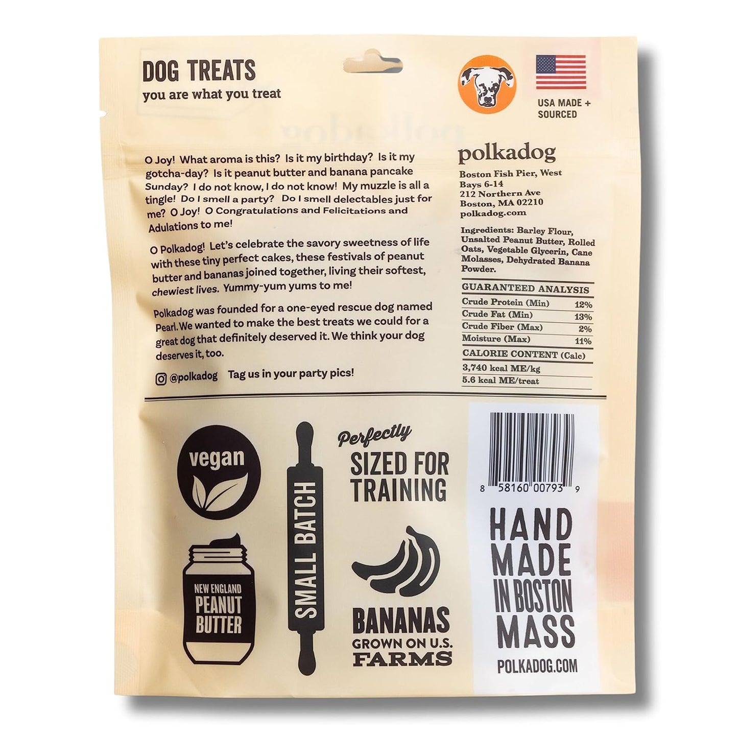 Polka Dog Bakery Dog Cake Batter Nuggets 10oz. Pouch