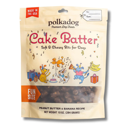 Polka Dog Bakery Dog Cake Batter Nuggets 10oz. Pouch