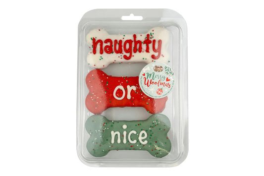 Christmas - Naughty or Nice Bones 3pk