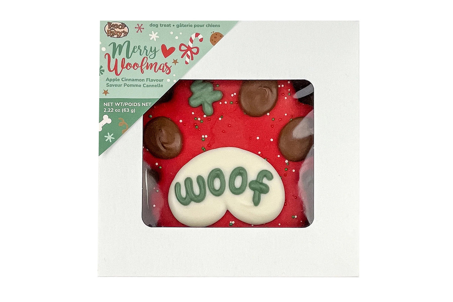 Christmas - Woof Paw Cookie - Dog Treat