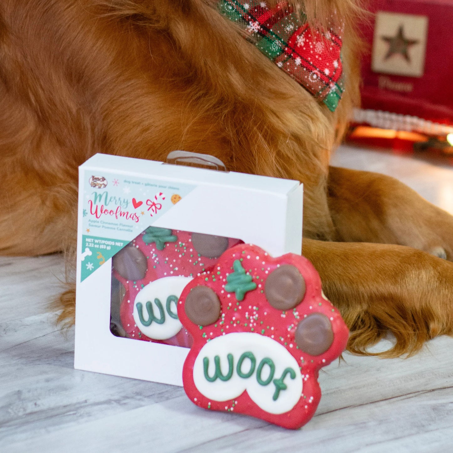 Christmas - Woof Paw Cookie - Dog Treat