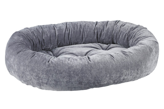 Microvelvet - Donut Bed - Pumice - Dog Bed