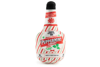 Christmas - Puppermint Schnapps Bottle - Dog Toy