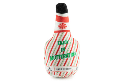 Christmas - Puppermint Schnapps Bottle - Dog Toy