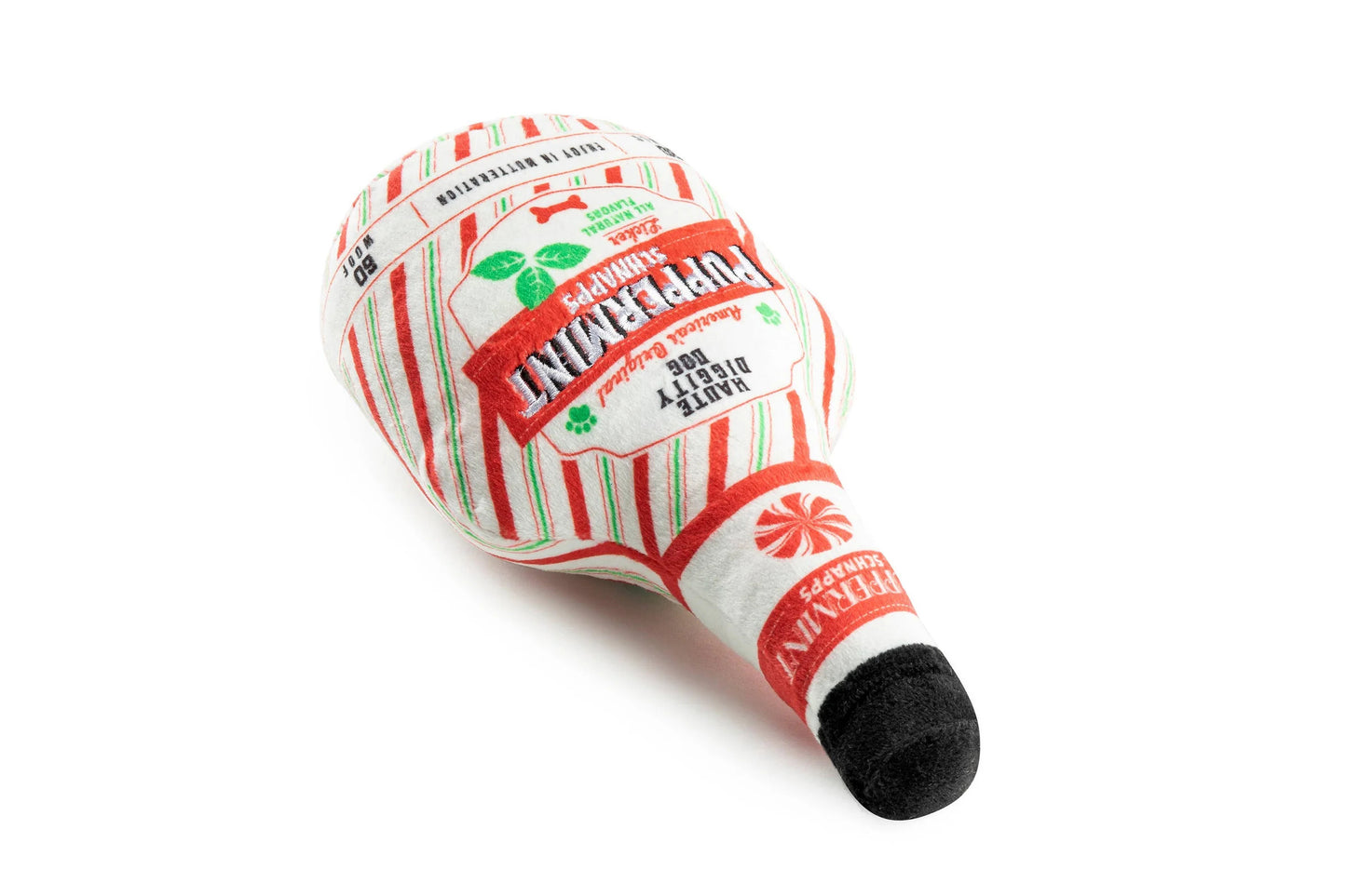 Christmas - Puppermint Schnapps Bottle - Dog Toy