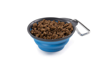 Dog Bowl - Rubber Travel Bowl - 3 Color Options - 2 Sizes