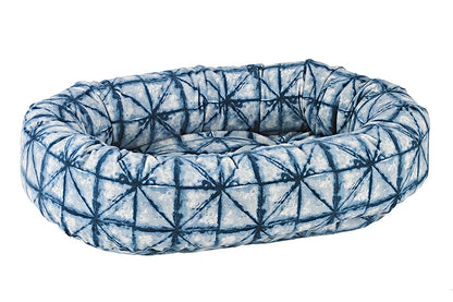 Microvelvet - Donut Bed - Shibori - Dog Bed