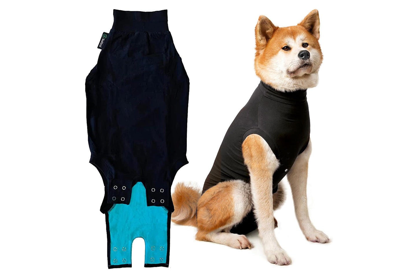 Suitical Recovery Suit for Dogs - Black