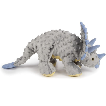 Triceratops - Chew Guard Toy - Red & Gray