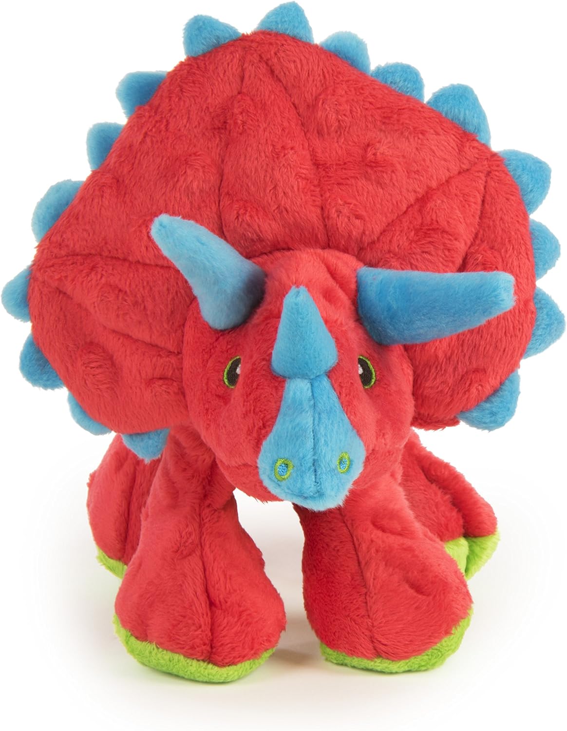 Triceratops - Chew Guard Toy - Red & Gray