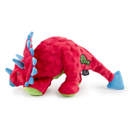 Triceratops - Chew Guard Toy - Red & Gray